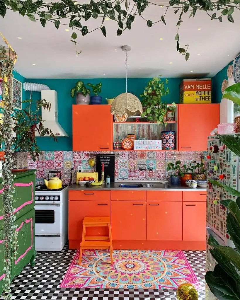  38 kleurrijke keukens om de dag op te vrolijken