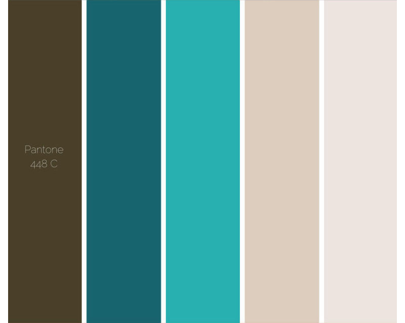  6 creatieve paletten die bewijzen dat het mogelijk is om 's werelds 'lelijkste' kleur te gebruiken