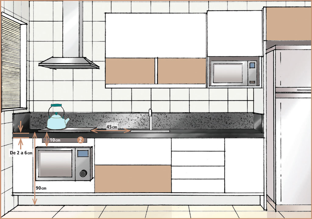  Aprenda a diseñar muebles para recibir placas de cocina y hornos empotrados