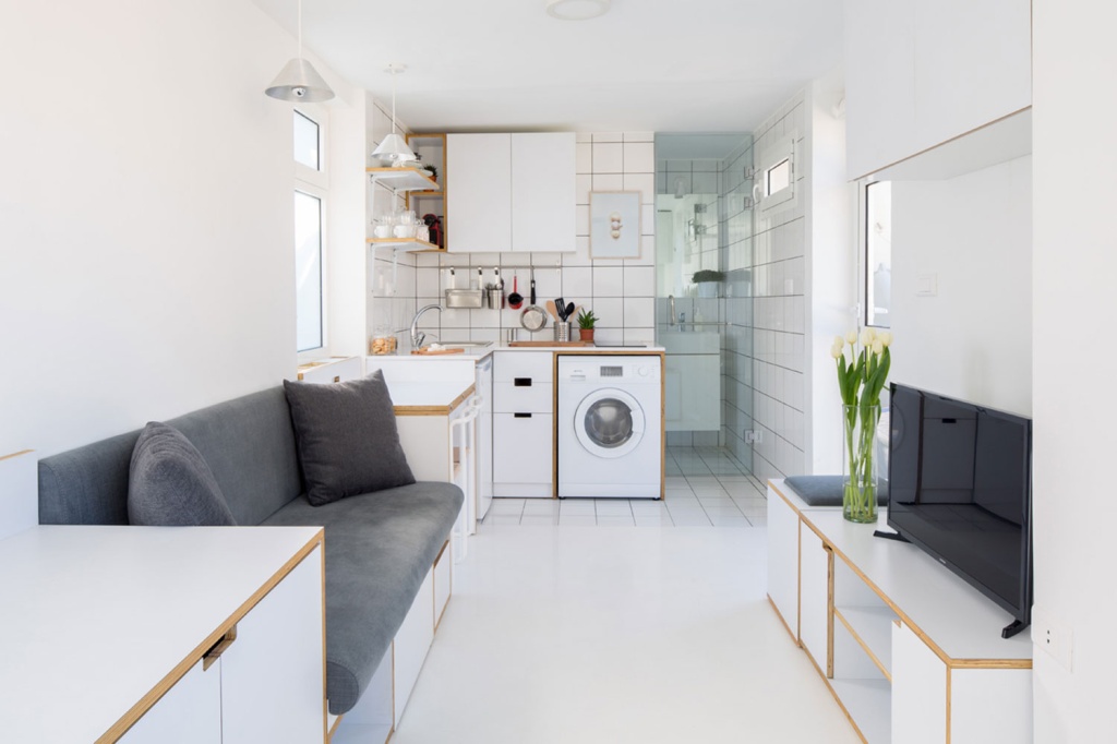  16 m² leilighet kombinerer funksjonalitet og god beliggenhet for kosmopolitisk liv