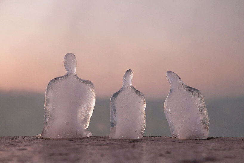  Ledene skulpture opozarjajo na podnebno krizo