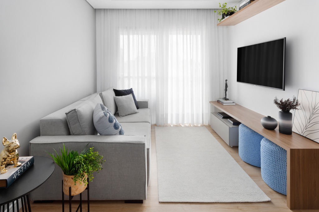  Renovaasje transformeart in klassyk appartemint fan 40 m² mei in modern en minimalistysk ûntwerp