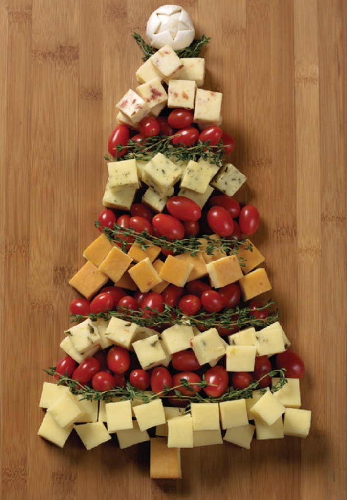  21 cây thông Noel làm từ thức ăn cho bữa tối của bạn