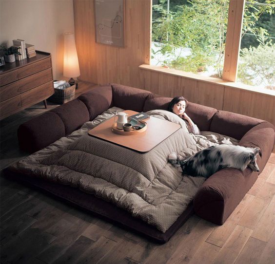  Papanggih kotatsu: méja simbut ieu bakal ngarobih kahirupan anjeun!