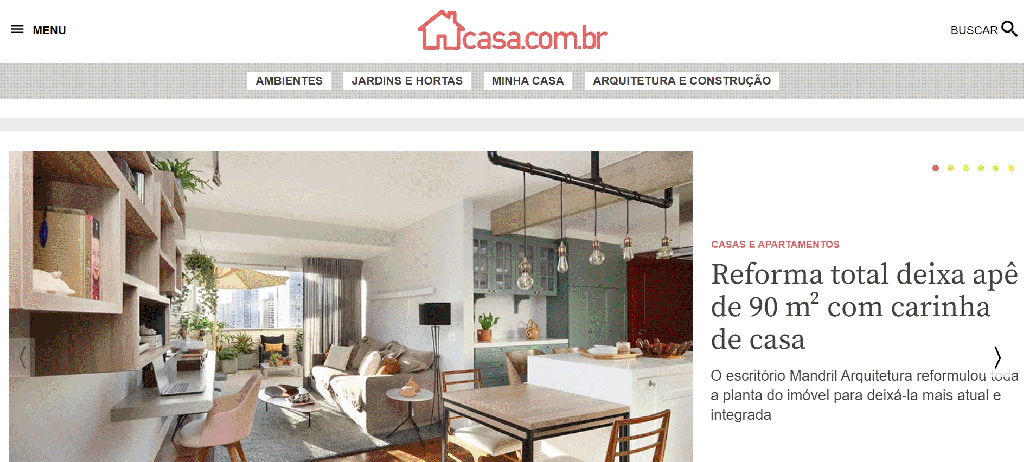  Սյունակ. Casa.com.br-ի նոր տունը: