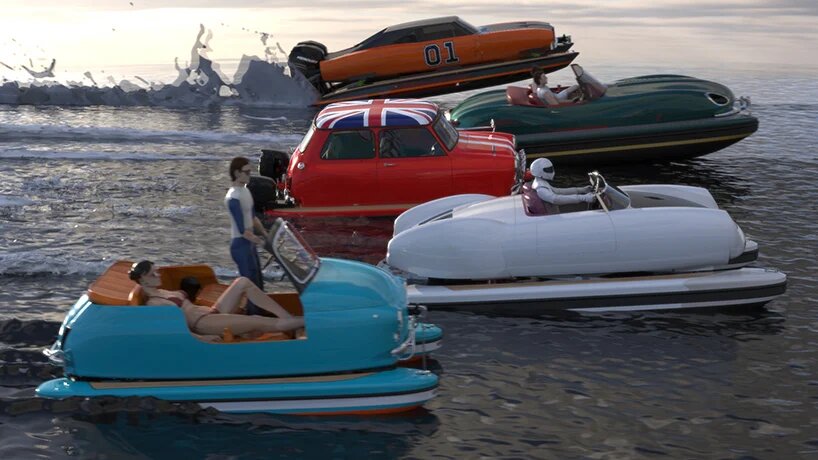  Vibrații 007: această mașină merge pe apă